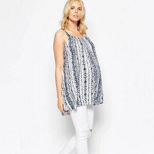 ASOS Isabella Oliver Silvi Maternity Tank Top Blouse Size Women's 8